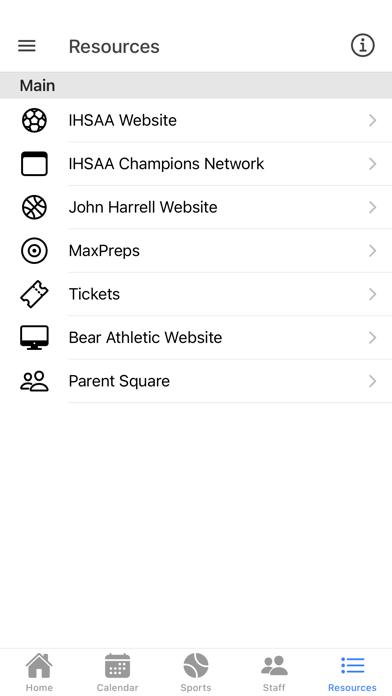 Lawrence Central Athletics IN Screenshot