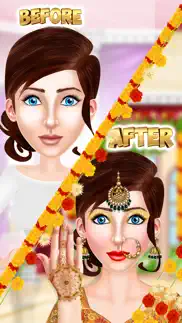 indian bridal dressup makeover iphone screenshot 3