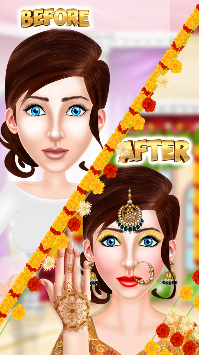 Indian Bridal Dressup Makeover