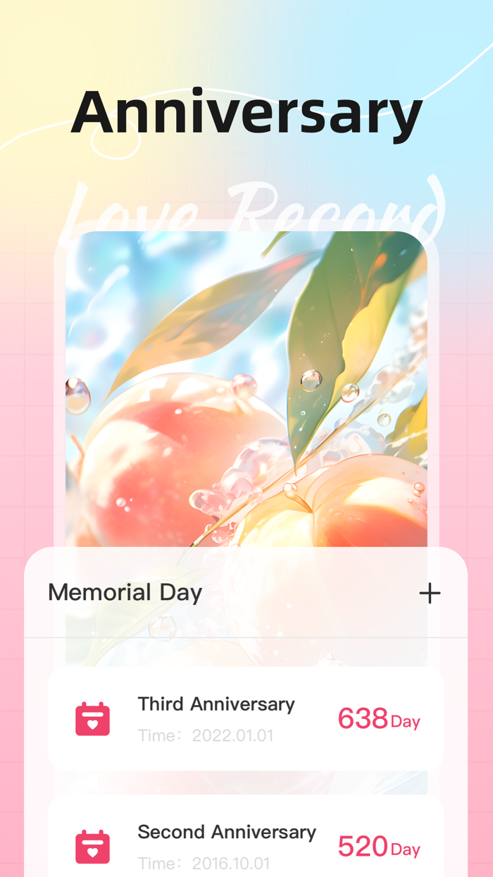 My Love Days Counter App