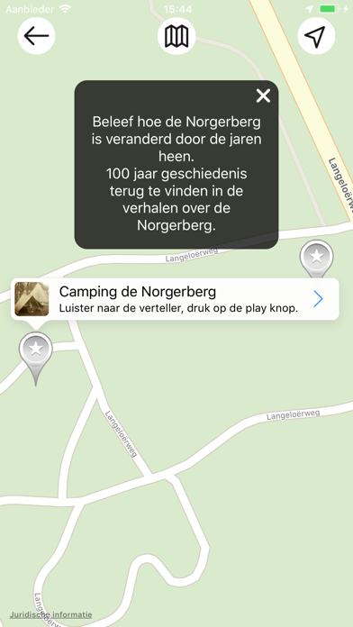 Norgerberg beleef-app Screenshot