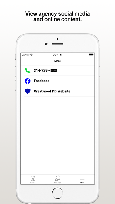 Crestwood MO PD Screenshot
