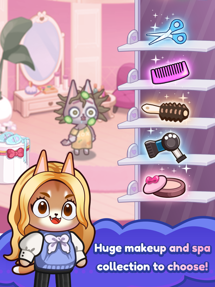 Idle Cat Makeover Hair Salon