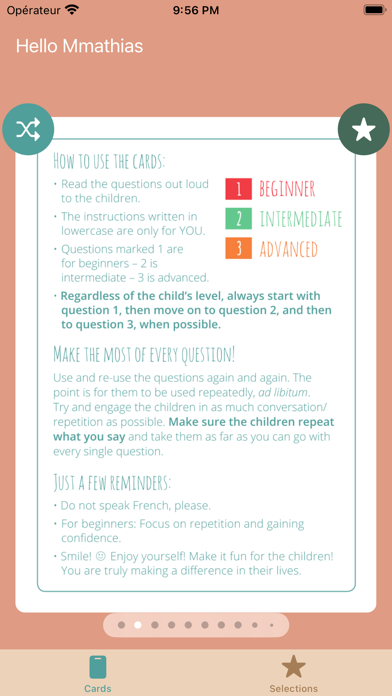 Babylangues Cards Screenshot