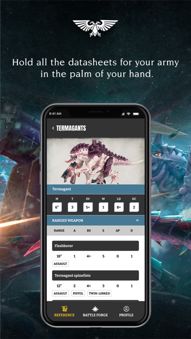Warhammer 40,000: The App Screenshot