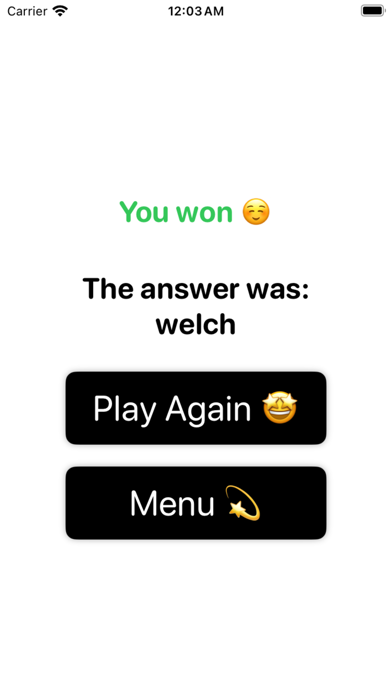 Guess Word Game Screenshot 1 of 3
