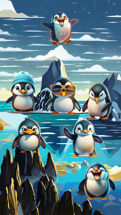 Screenshot #1 pour Polar Penguin Stickers