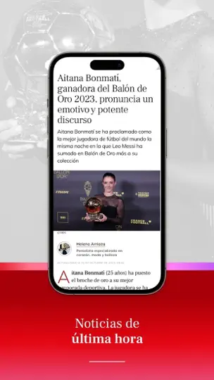 Captura de pantalla de Lecturas Revista en iPhone 4