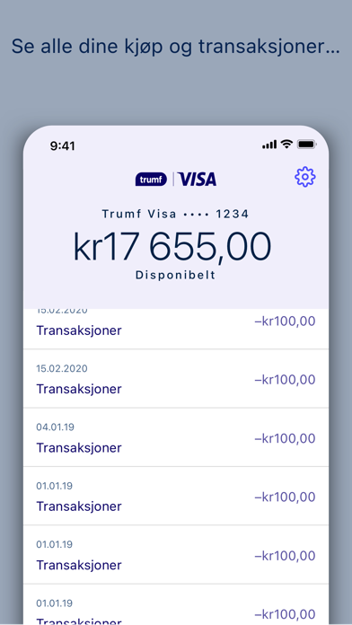 Trumf Visa Screenshot