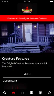 creature features network iphone screenshot 1