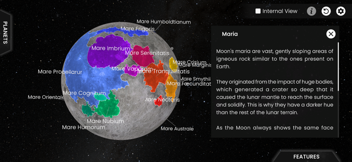Teia - 3D Solar System