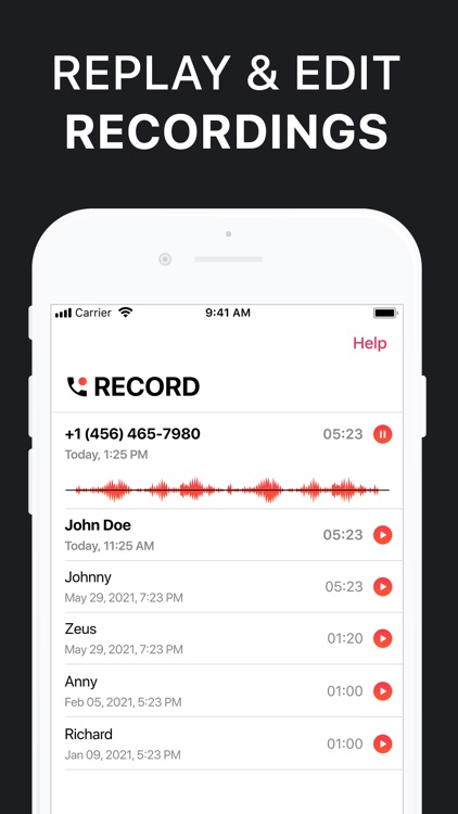 Phone Call Recorder Record ACR screenshot-3