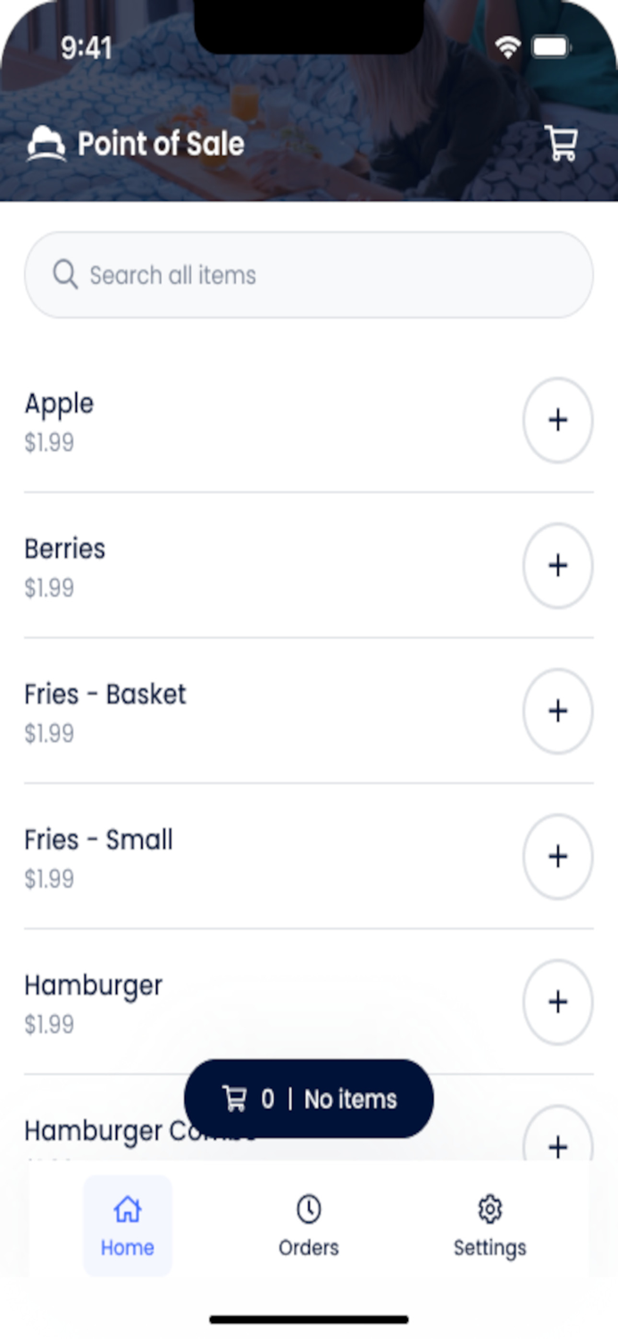 Cloudbeds Point of Sale App