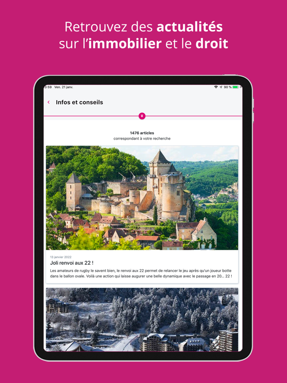 Immonot iPad screenshot 8 - Utilities app