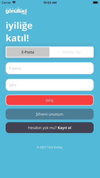 Gönüllü Ol Screenshot