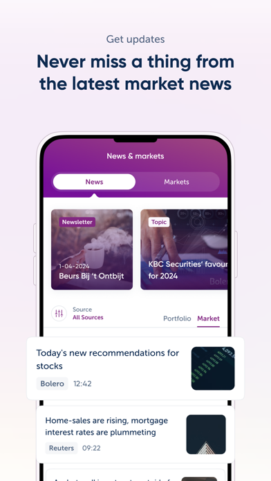 Bolero for iPhone Screenshot