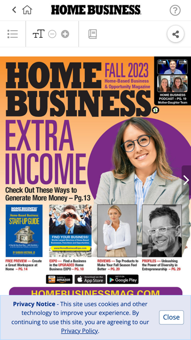 Home Business Magazine Screenshot