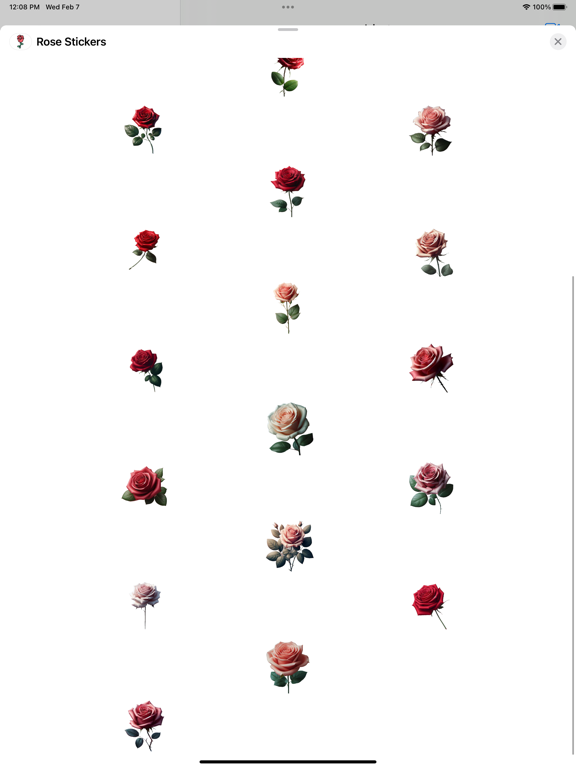 Screenshot #5 pour Rose Stickers
