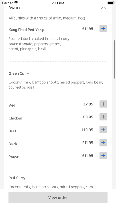 Junjaow Thai, Torquay Screenshot