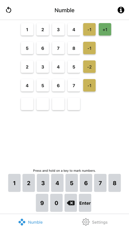#1. Numble: Guess the number (iOS) 由: Onur Kilic