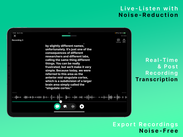 clir Voice AI Transcription