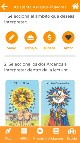 Game screenshot Curso de Tarot Mariló Casals apk