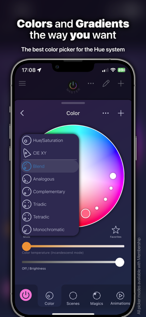 ‎iConnectHue untuk Tangkapan Layar Philips Hue