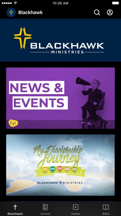 Blackhawk Ministries Screenshot