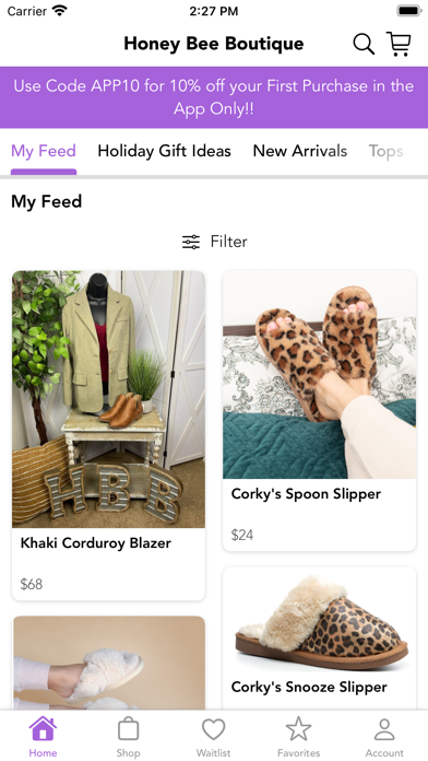 Honey Bee Boutique Screenshot