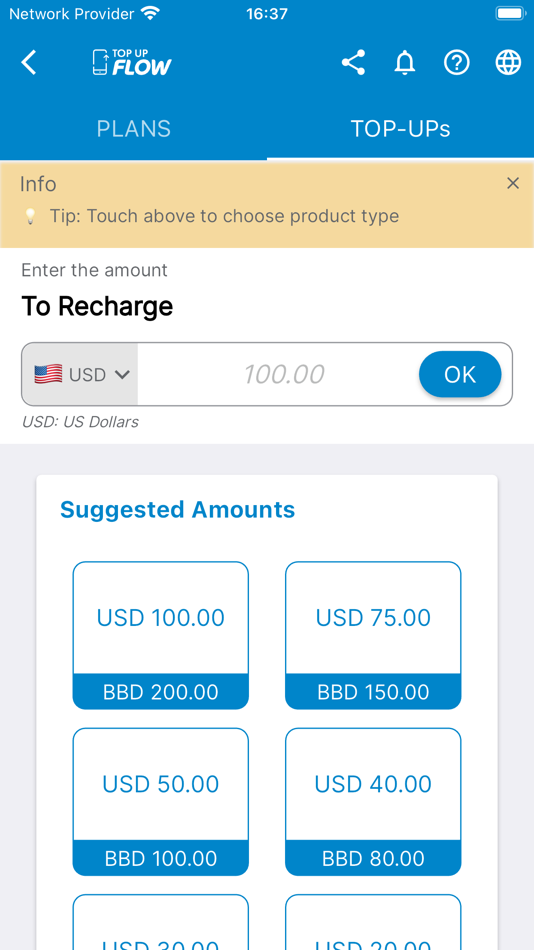 #3. Topup Flow (iOS) 由: Cable & Wireless Holdings, Inc.