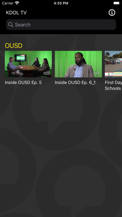 KDOL TV OUSD Screenshot