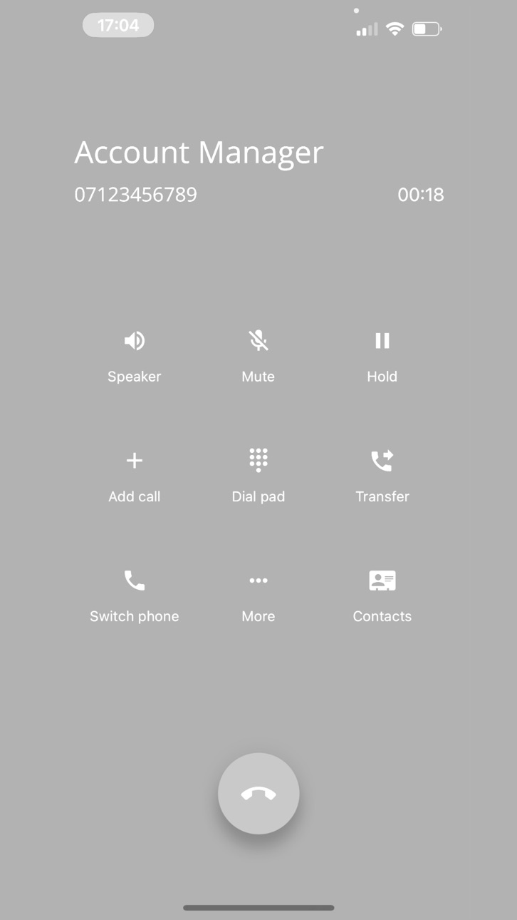 iPhone screenshot