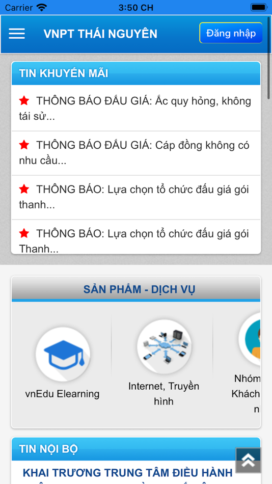 #1. VNPT-TNN One (iOS) By: Tran Lam