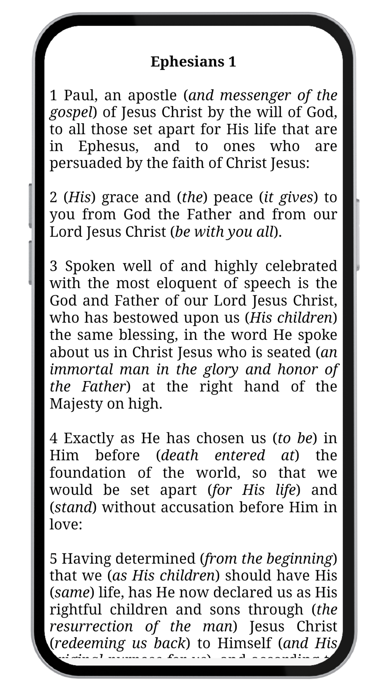 The Faith Translation