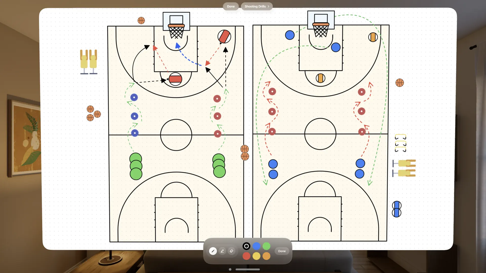 Coach Whiteboard: Basketball screenshot 3