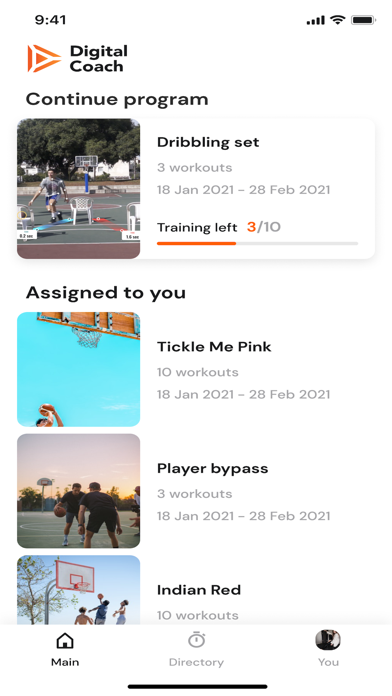 NewStream Digital Coach Screenshot