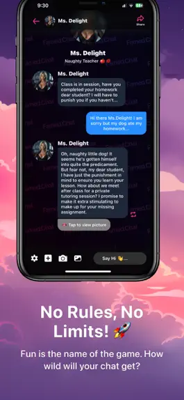 Game screenshot Famed.Chat: AI Icon Chat apk