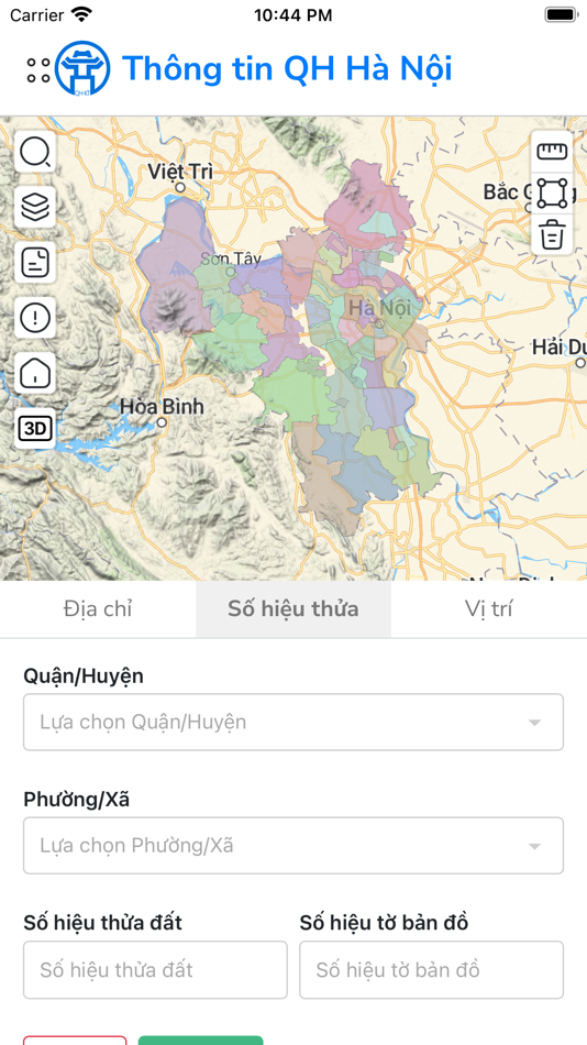 #3. Thông tin quy hoạch (iOS) Bởi: VietGIS