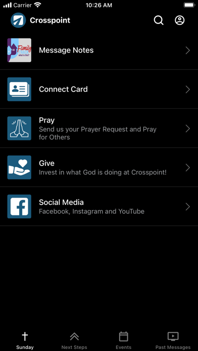 CrosspointChurch.tv Screenshot