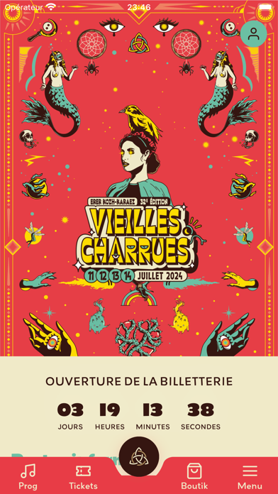 Screenshot #1 pour Festival des Vieilles Charrues