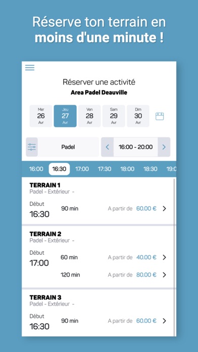 Area Padel Deauville Screenshot