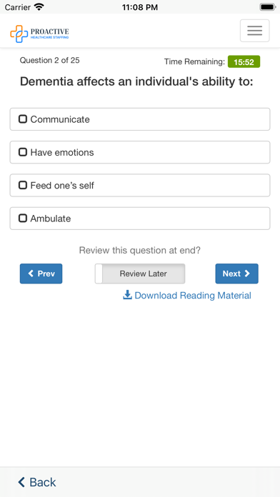 Proactive Healthcare Staffing Screenshot