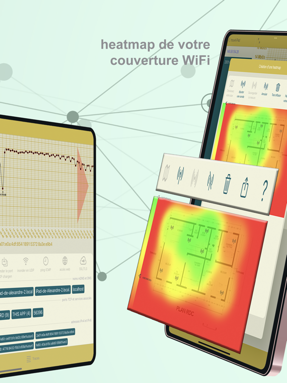 Screenshot #5 pour WiFi Heatmap & Network Tools