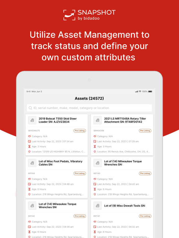 SnapShot by bidadoo iPad screenshot 5 - Business app