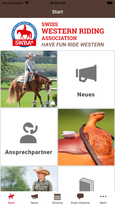 Swiss Western Riding Ass. Screenshot