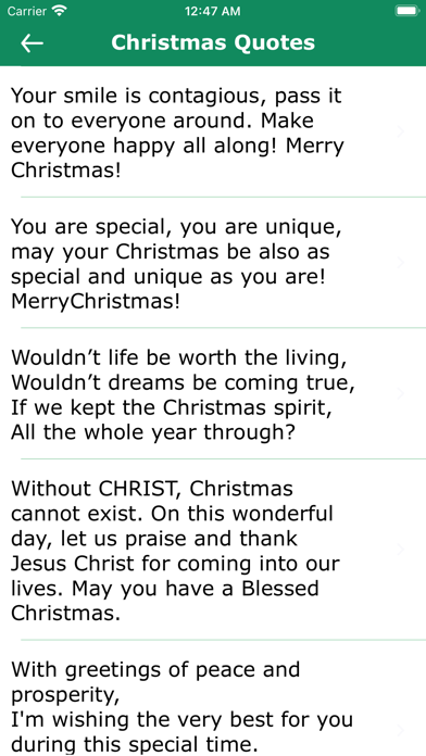Christmas Cards & Greetings Screenshot