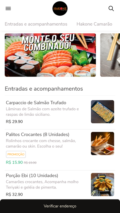 Hakone Sushi Screenshot 1 - AppWisp.com Hakone Sushi Screenshot 1 - AppWisp.com
