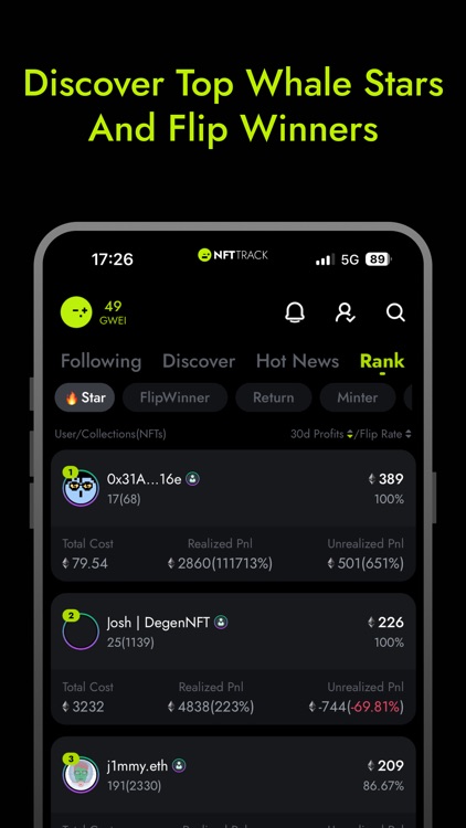 NFTTrack - new screen widgets screenshot-4