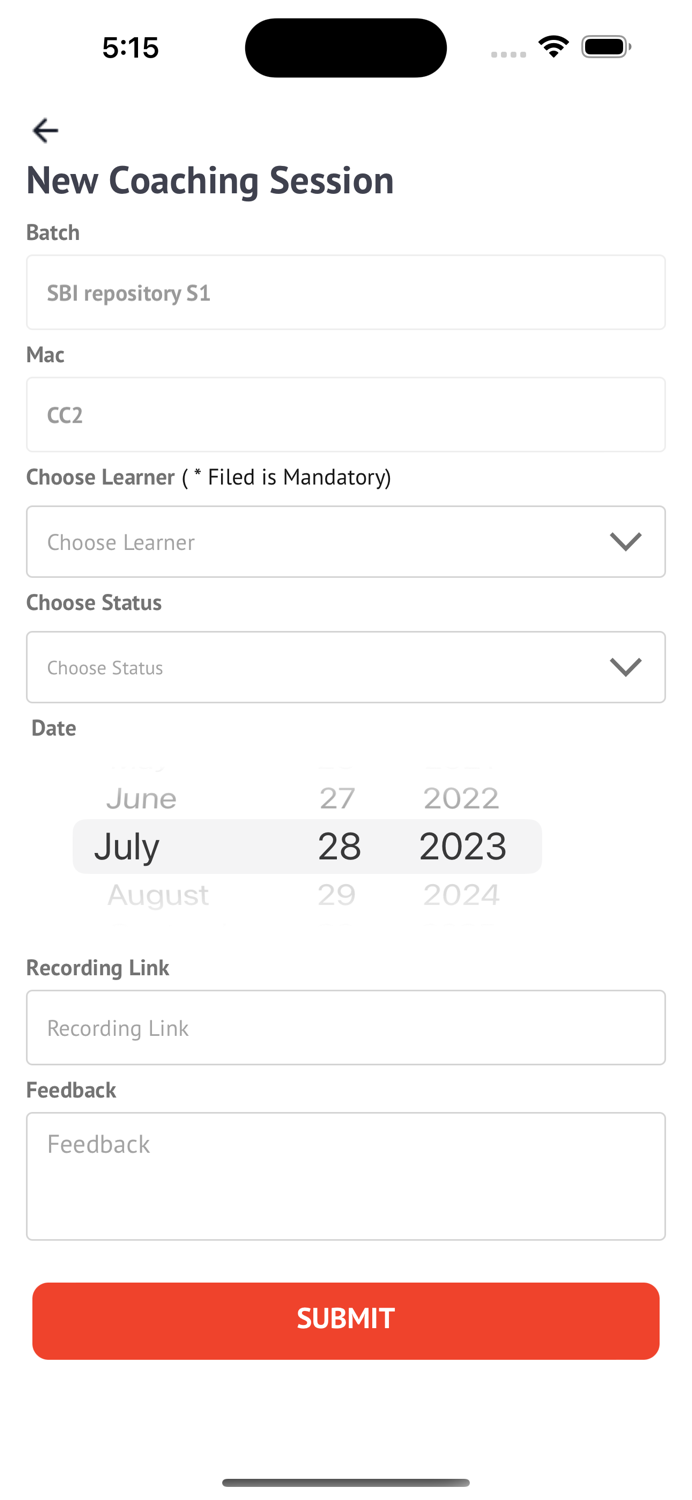 Coach App - Vani.Coach