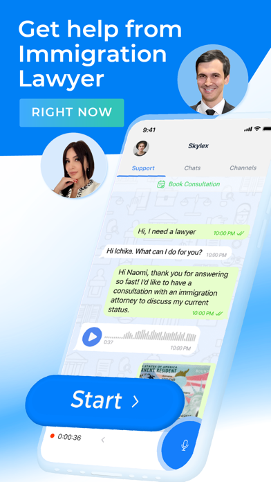 Skylex - Immigration Lawyer Screenshot